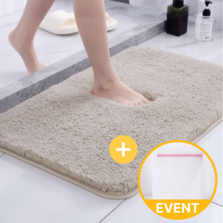 아룸 주방 욕실 흡수력좋은 푹신 발매트, 연그레이