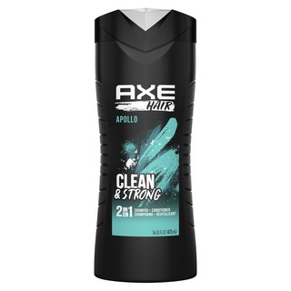 AXE 阿波羅清爽強韌2合1洗髮+潤髮乳, 1個, 473ml