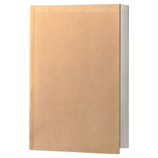 超厚空白筆記本250張 小紅書同款 牛皮筆記本 草稿本 手賬 日記本, 1個, 褐色