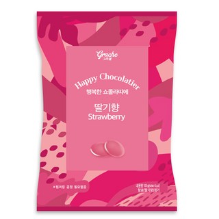 행복한쇼콜라띠에(딸기향), 100g, 1개