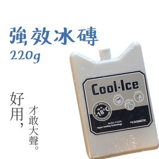 露營中毒本鋪 Dometic 超強保冰劑 冰寶 保冰磚 冰磚 220g小片 COOL-ICE, 1個, 220g 1片, 1