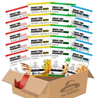 왓더파머스 다이어트간식 당뇨 혈당관리 제로 과자, 20개, 옥수수+두부+현미+카사바