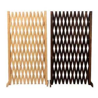 애완견 울타리 가드 실내 원목 대형 가림막 동물 펜스, 탄화색 발 35cm 120cm, 1개