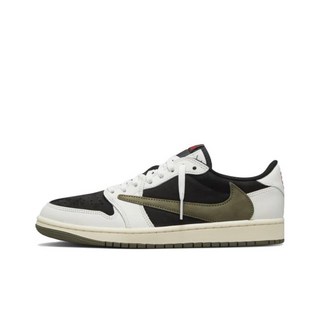Travis Scott x Air Jordan 1 Low 橄欖綠倒鉤 DZ4137-106, 1個, 27.5cm