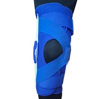 국산 병원용 무릎보호대 무릎보조기 mcl 인대보호 부목 우측 3중밴드, 우 XL, 1개