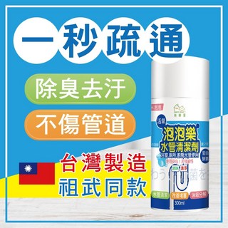 HAPPY HOUSE快樂屋 活氧酵素泡泡水管清潔劑 疏通水管 清潔管壁 300ml, 1入