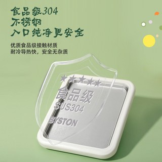 臺灣發貨 DIY炒冰盤 挫冰機 冰淇淋機 炒冰機 炒酸奶盤 剉冰機 製冰機冰淇淋盤 炒酸奶機, 升級款:304白色26*21面板加厚加深, 1個
