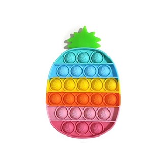선택가능한 36종 푸쉬팝 구슬포함가방 팝잇 푸시팝, 파인애플 레인보우, 1개