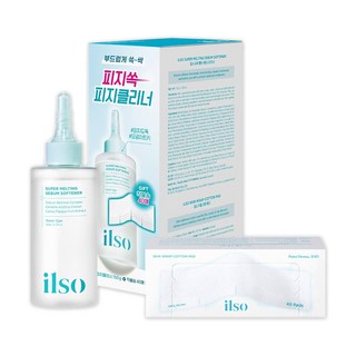 ilso 超融解皮脂軟化露套裝，溫和去除黑頭粉刺，附贈40片化妝棉, 1件, 150ml