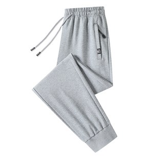 寬鬆大碼束腳運動休閒長褲 - 男士時尚衛褲