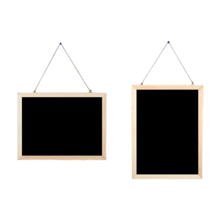 30X40cm 벽에 거는 중형 블랙 메뉴 보드