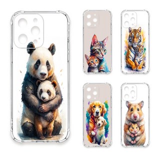 24H快速出貨 TRON iPhone 15/ Plus/ Pro/ Pro Max 大小動物們1 四角防摔 軟殼 手機殼