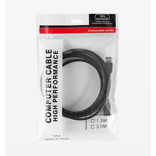 USB 2.0 Type-A 公對 B 公 印表機傳輸線, 1個