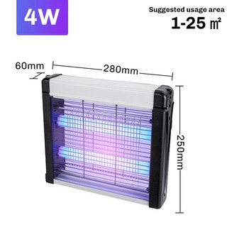 해충퇴치기 캠핑용모기퇴치기 전기 퇴치 UV 및 LED 램프 강력한 벌레 곤충 110V 220V, 1) DL-4W - 미국