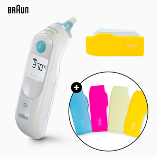 브라운체온계 IRT-6030 1개+실리콘케이스, IRT-6030 1개+실리콘케이스 옐로우