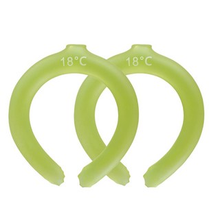 딥톡 아이스링 넥쿨러 쿨링스카프 DT0087 2p, 그린, 2개