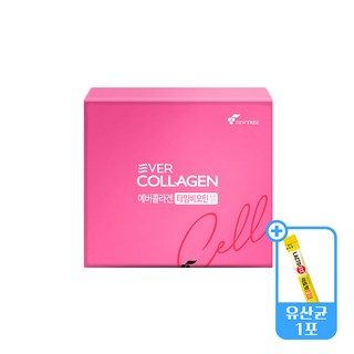 정품 에버콜라겐 타임비오틴셀 피부 탄력 저분자 콜라겐 펩타이드 + 생유산균 포함, 150g, 1개