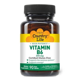 코엔자임 비타민 B6 피리독신 200mg 90캡슐 3개월 고함량 미국산 Coenzyme, 1개, 90정