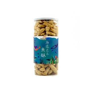 海邊走走 魚酥 海洋風味酥脆零食 獨立包裝, 120g, 1個