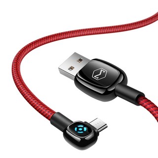 Mcdodo 麥多多 第四代智能斷電快充線 2A自動斷電 安卓充電線 micro usb, 1個, 啄木鳥安卓(micro usb)1米紅色