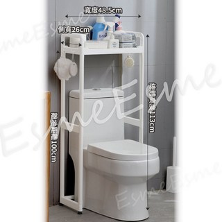 馬桶置物架 浴室置物架 穩固耐用, 1個, 白色,單層, 白色