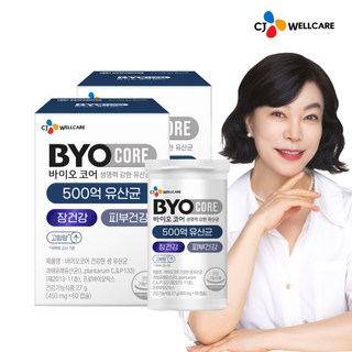 CJ 바이오코어 건강한 생유산균 500억, 60정, 2개