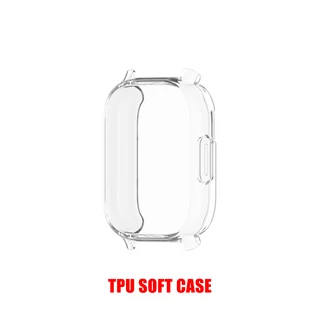 샤오미 레드미 워치 5 용 풀 커버 스크린 보호대 케이스 액티브 라이트 강화 유리 방지 필름 범퍼, 02 ForRedmiWatch5, 01 Transparent TPU