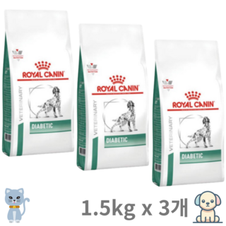 [로얄캐닌] 독 다이아베틱, 당뇨관리, 4.5kg, 1개