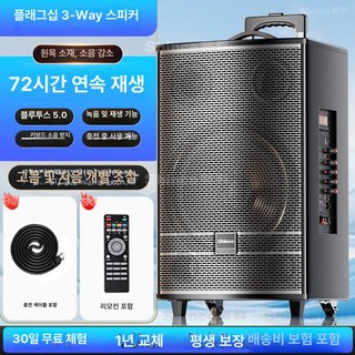 블루투스 스피커 버스킹 이동식 노래방 앰프 행사용 대형, 플래그십 50인치 조합, 기본 모델명/품번
