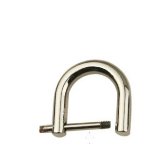 艾奇利台灣現貨D扣 適用nano mini speedy活動D環 D形環 可拆螺桿 化妝箱改造 D型環 可轉開 D字扣 提耳 包包改造, 1個, 加高款  內徑1.2CM 1個,銀