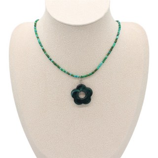 보헤미안 구슬 목걸이 꽃 목걸이 컬러 시드 비드 해바라기 목걸이