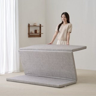 고몽드 국내생산 꿀타래 3단 접이식 매트리스 (싱글 퀸), 꿀타래폼 매트리스 퀸Q