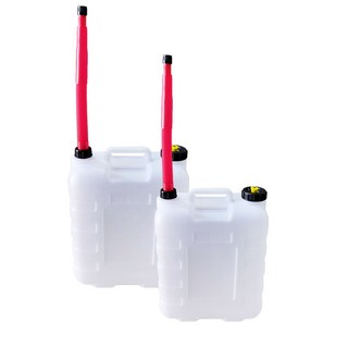 백색20L기름총 일반기름통 자바라포함 기름통 일반기름통 자바라 등유통 석유통 말통 연료통, 흰색, 2개