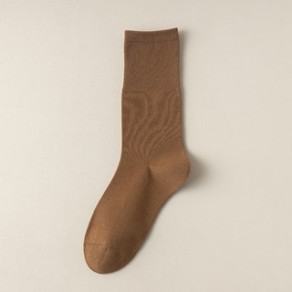 簡約純色棉質襪子，舒適透氣，多色可選，柔軟親膚，彈性襪口，吸濕排汗