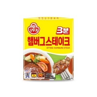오뚜기3분 햄버거스테이크 140G x 24개