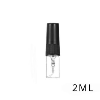 미니 휴대용 향수병 스프레이 리필 가능 화장품 샘플 유리병 빈 용기 2ml 10ml 1 개 2 4 개, 1개, 09 2 ml-black