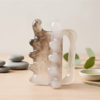 J-UNIVERSE 두피&바디 리프팅괄사, 그레이, 1개