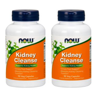 NOW Foods Kidney Cleanse熊果&歐芹複合素食膠囊, 90顆, 2罐