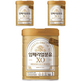 임페리얼드림XO 분유 1단계, 800g, 3개