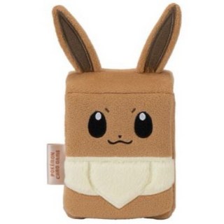 POKEON 伊布毛絨卡盒，正版寶可夢PTCG卡片收納盒，可愛絨毛材質，現貨供應