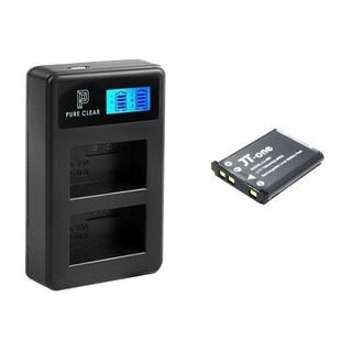 퓨어클리어 후지 NP-45S 2구 LCD 호환충전기1+호환배터리1 충전셋, 1개, 후지 NP-45S 2구 호환충전기1+호환배터리1