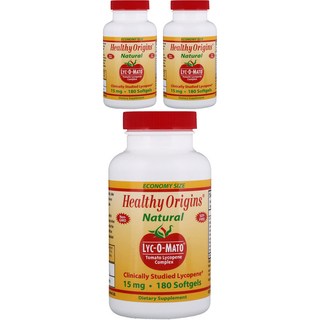 Healthy Origins Lyc-O-Mato番茄萃取紅素複合軟膠囊 15mg, 180顆, 3罐