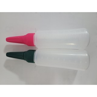 샴푸통 공병 180ml 분홍 녹색 세트 파마약 중화제 이용사 국가고시 자격증 시험용 실기재료, 1개, 분홍 1개 녹색 1개 세트