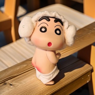 귀여운 짱구 캐릭터 피규어 자동차 인테리어 장식용 대형 피규어 선물용 장난감 컬렉션용 인테리어소품 트렌디한 디자인 종합디자인 약 50여종, 1개, 10cm 눈 뜨는 Q 버전 벌