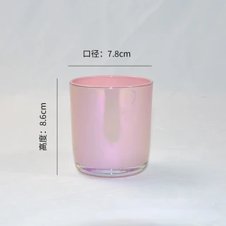 캔들 항아리 DIY 컵 둥근 바닥 라벤더 유리 거치대 m, 03 ws5725-d5