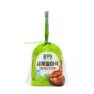 [풀무원] 사계절 아삭 고운 양념 포기김치, 1개, 1.5kg