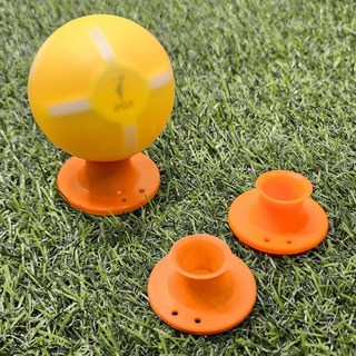 스컬독 파크골프티 파크골프 골프티 고무티, 오렌지, 1개