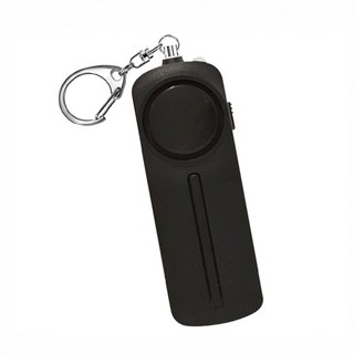 KeeBright 호신용 경보기 130dB 키링 경보기 여성 초등학생 책가방 방범부저 호신용 호루라기 입학선물, 블랙, 1개