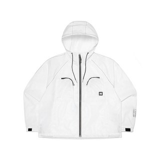 코닥 메일러 포켓 유광 후드 자켓 우먼 IVORY AMG996 NKF335