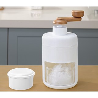 手搖刨冰機 (含製冰盒) 手動碎冰機 刨冰機 碎冰機, 1個, 刨冰機｜買就送冰盒